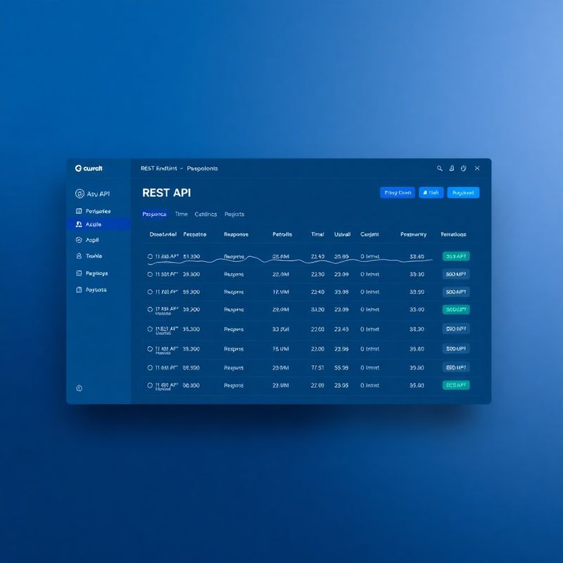Course Insight Dashboard mit REST-API-Endpunkten und Antwortzeit-Metriken